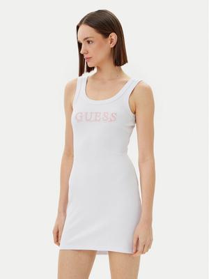 Guess Sukienka codzienna V5GK06 K8RT2 Biały Slim Fit