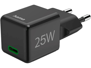 Ładowarka sieciowa HAMA Super Mini Power Delivery Quickcharge USB-C 25W Czarny