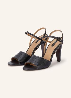 Allsaints Sandały Na Obcasie W Kolorze Fioletowym schwarz