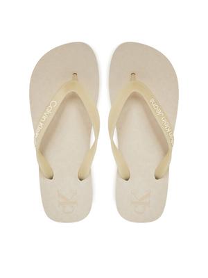 Calvin Klein Jeans Japonki Beach Sandal Flatform Tpu YW0YW01830 Écru