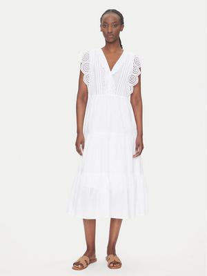 JDY Sukienka letnia Sara 15350748 Biały Regular Fit
