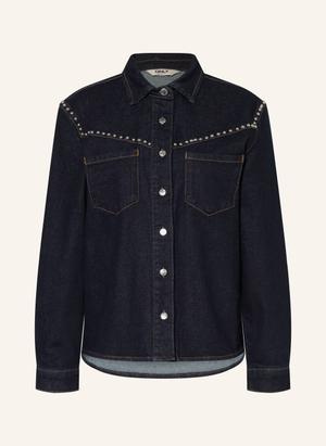 Only Bluzka Jeansowa Z Nitami blau