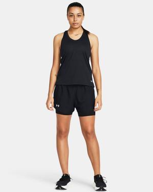 UNDER ARMOUR spodenki damskie treningowe Fly By 2-in-1 Shorts czarny (XL)