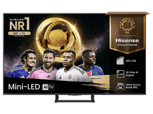 Telewizor ULED Mini-LED HISENSE 50E8Q 50" 4K 144Hz VIDAA Quantum Dot Colour Czarny