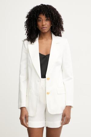 Marciano by Guess marynarka jednorzędowa damska z dodatkiem lnu JANE