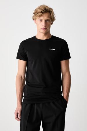 Palm Angels T-shirt basic damski bawełniany z elastanem