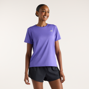 Koszulka damska New Balance WT41222EPU – fioletowa