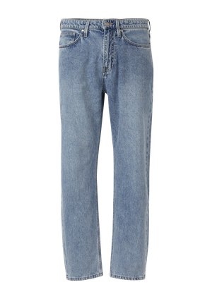 Jeans / Relaxed Fit / Mid Rise / Straight Leg / Wash