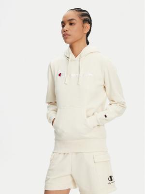 Champion Bluza 118097 Kremowy Slim Fit