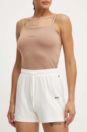 BOSS szorty dresowe damskie bawełniane z elastanem CI_Shorts CW