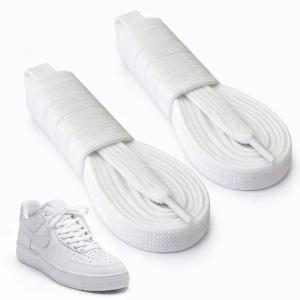 SZNUROWADŁA SZNURÓWKI PŁASKIE BIAŁE 120 CM DO SNEAKERSÓW TRAMPEK PARA