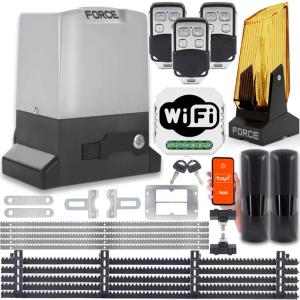 ZESTAW AUTOMAT DO BRAMY FORCE 2000 KG WiFi NAPĘD DO PRZESUWNEJ SIŁOWNIK