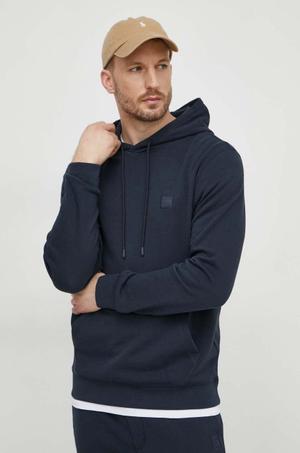 BOSS Orange bluza z kapturem męska bawełniana Wetalk