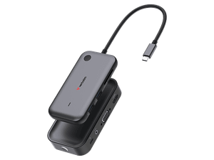 Bezprzewodowy adapter wyświetlacza USB-C z koncentratorem VERBATIM WDA-01 Czarny