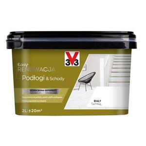 Farba Renowacyjna Easy Renowacja Podłogi  Schody biały 2 l V33