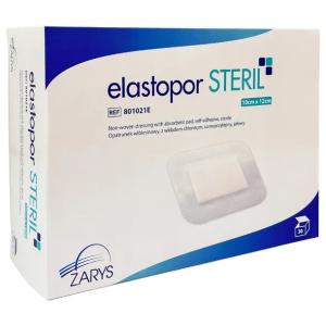 Elastopor STERIL 10x12cm opatrunek włókninowy plaster z opatrunkiem 30szt.