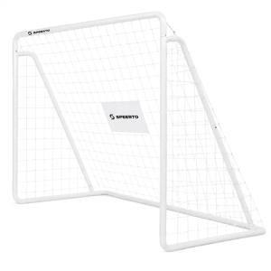 Bramka Piłkarska Metalowa SPEERTO 213x150x90cm z Siatką Treningowa Składana
