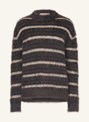 Marni Moherowy Sweter grau
