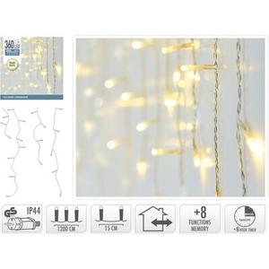 Kurtyna 360 LED 12 m ciepłe białe