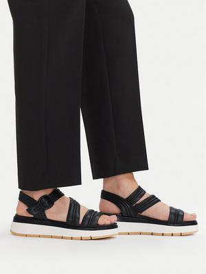 Clarks Sandały Tuscan Strap 26181473 Czarny