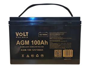 VOLT akumulator AGM 12V 100Ah BEZOBSŁUGOWY do zasilaczy awaryjnych UPS