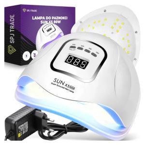 Lampa uv led x5 do paznokci do żeli hybryd hybrydy sun 80W LCD 36 diod
