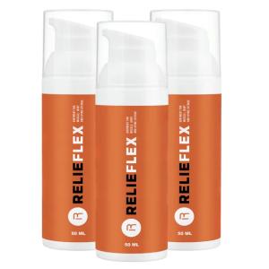 3x RelieFlex – Silna maść na regenerację mięśni, stawów i kości 50 ml