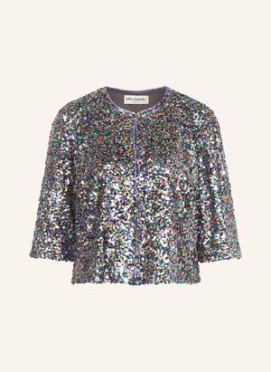 Lollys Laundry Kurtka Trinell Z Cekinami I Rękawami 3/4 silber