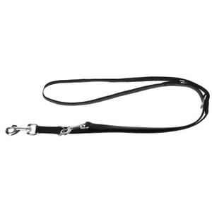 Kerbl Smycz VEGAS czarna 18 mm / 200 cm