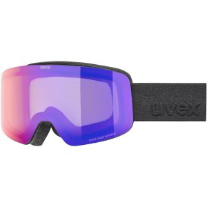 Gogle narciarskie UVEX Pwdr FM czarno-fioletowe (one size)