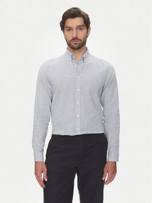 Lindbergh Koszula 30-203344B Błękitny Relaxed Fit