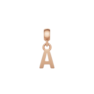 Daniel Wellington DW Charm Letter A Rose Gold