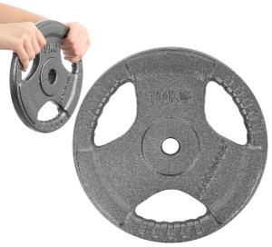 OBCIĄŻENIE ŻELIWNE 10 kg KIEROWNICA 26,5mm TALERZ KRĄŻEK DO HANTLI SZTANGI