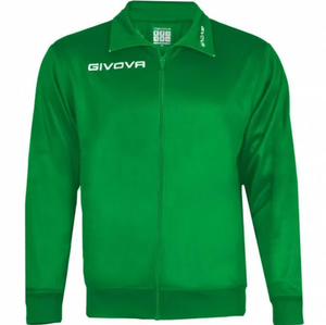GIVOVA bluza sportowa męska treningowa na zamek MA022 zielona (S)
