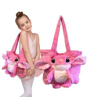 TOREBKA PLUSZOWA STITCH MASKOTKA PLUSZAK TOREBECZKA NA RAMIĘ DLA DZIECI