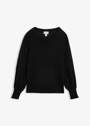 Sweter z balonowymi rękawami
