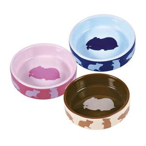 Trixie Miska ceramiczna z motywem gryzoni, różne kolory 80 ml