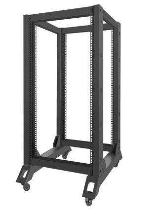 Lanberg Stojak Open Rack 22U 600x800mm czarny