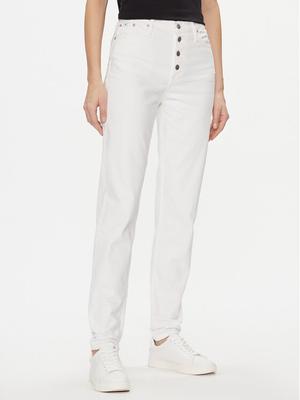 Calvin Klein Jeans Jeansy J20J222765 Biały Mom Fit