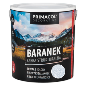 Farba strukturalna Baranek popielaty 5 l Primacol Decorative
