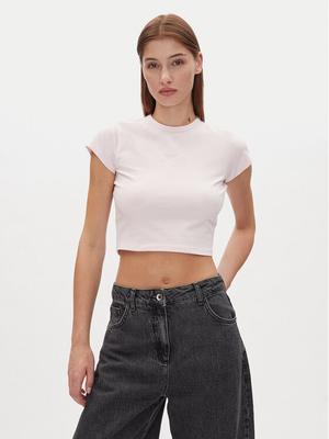 HUGO T-Shirt Dome_B 50537247 Różowy jasny Cropped Fit