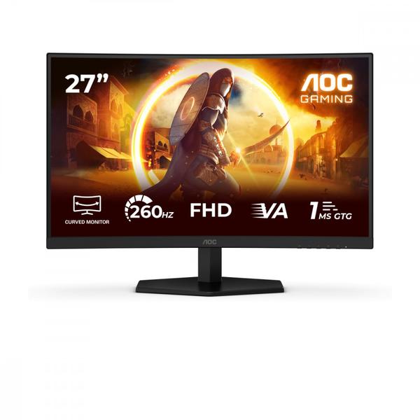 AOC Monitor 27 cali C27G42ZE Curved VA 260Hz HDMI DP