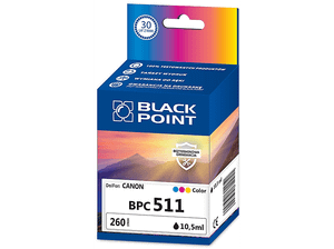 Tusz BLACK POINT BPC511 Zamiennik Canon CL511