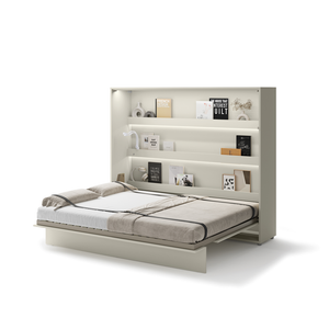 Półkotapczan poziomy BC-14 Bed Concept 160x200 cm 160x200 cm | Kaszmir | składany | funkcjonalny | oszczędność przestrzeni