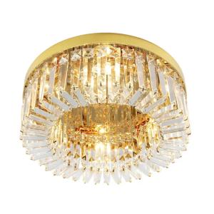 Półplafon okrągły TOOLIGHT 50 x 13 cm bezbarwny, złoty, żółty