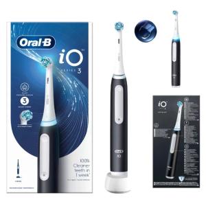 SZCZOTECZKA ELEKTRYCZNA MAGNETYCZNA ORAL-B IO3 BLACK CZARNA PROFESJONALNA