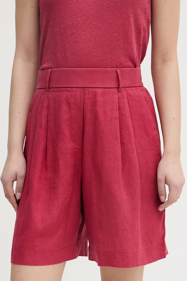 United Colors of Benetton szorty damskie lniane