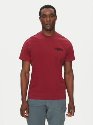 Napapijri T-Shirt S-Vignoni NP0A4ILX Czerwony Regular Fit
