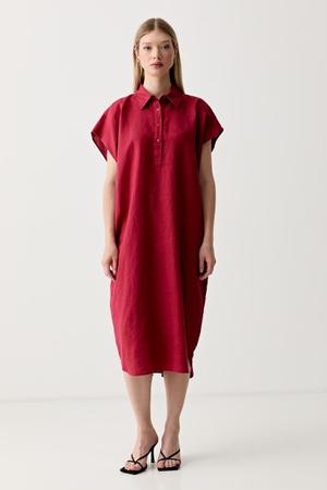United Colors of Benetton sukienka letnia lniana