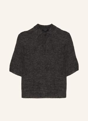 Allsaints Dzianinowa Koszulka Anabel Z Moherem grau